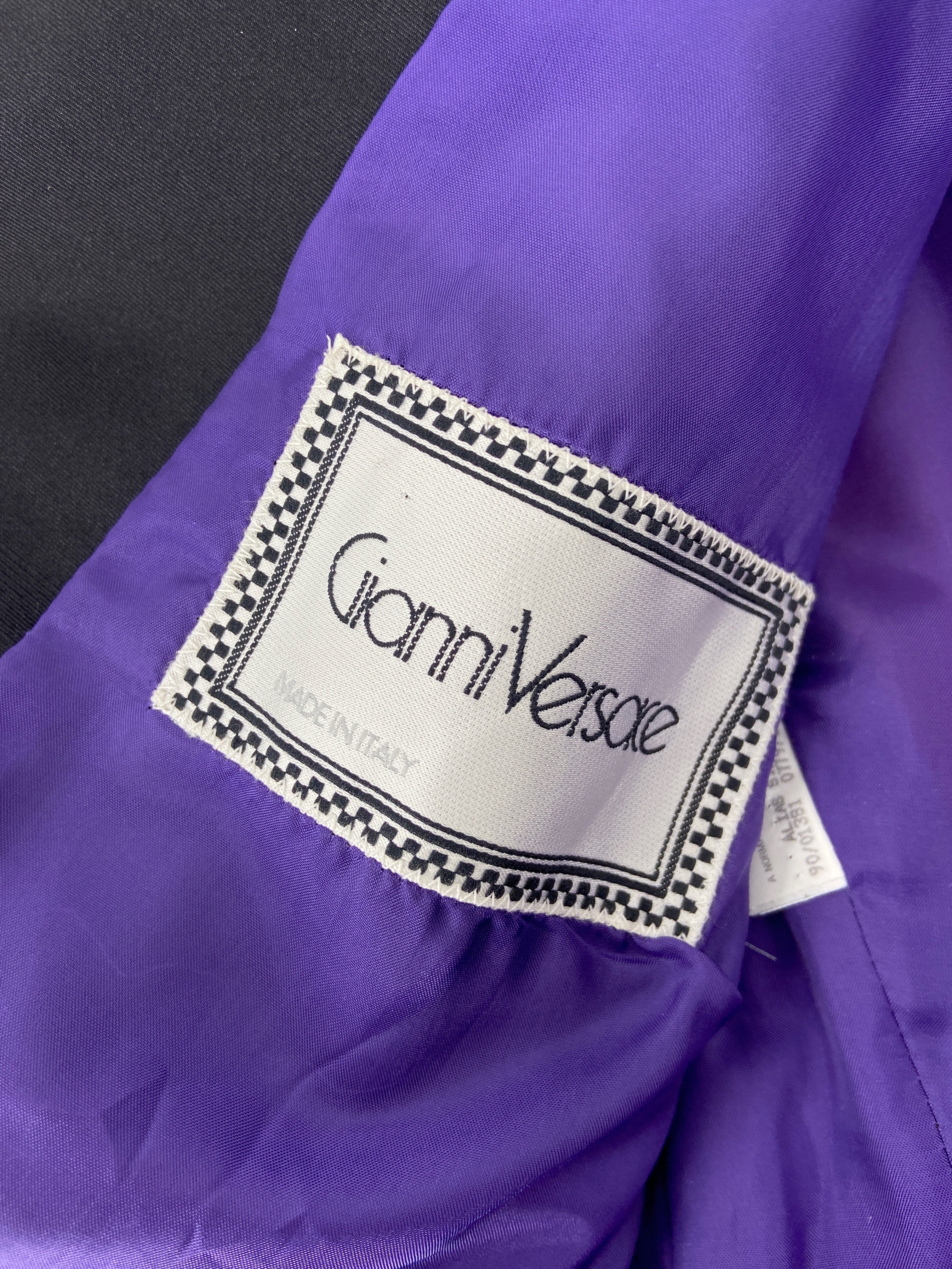 Gianni Versace Spring 1990 Colour Block Baroque Silk Blazer Jacket 44 - 19