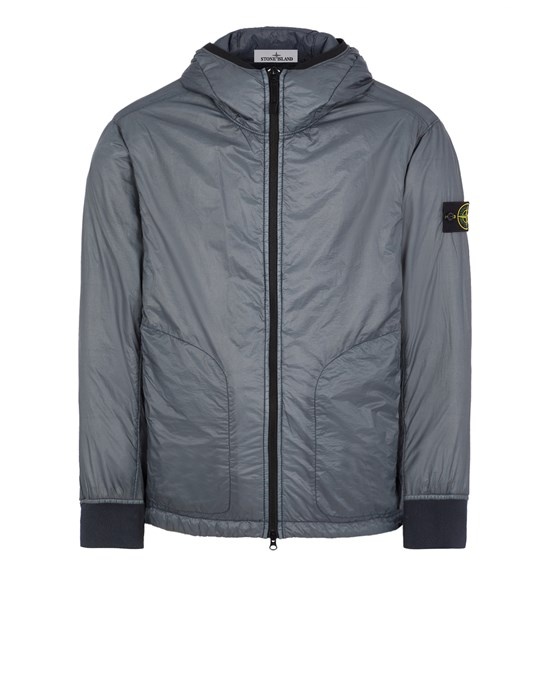 Stone Island Q0325 HOODED LIGHT JACKET GARMENT DYED MICRO YARN 