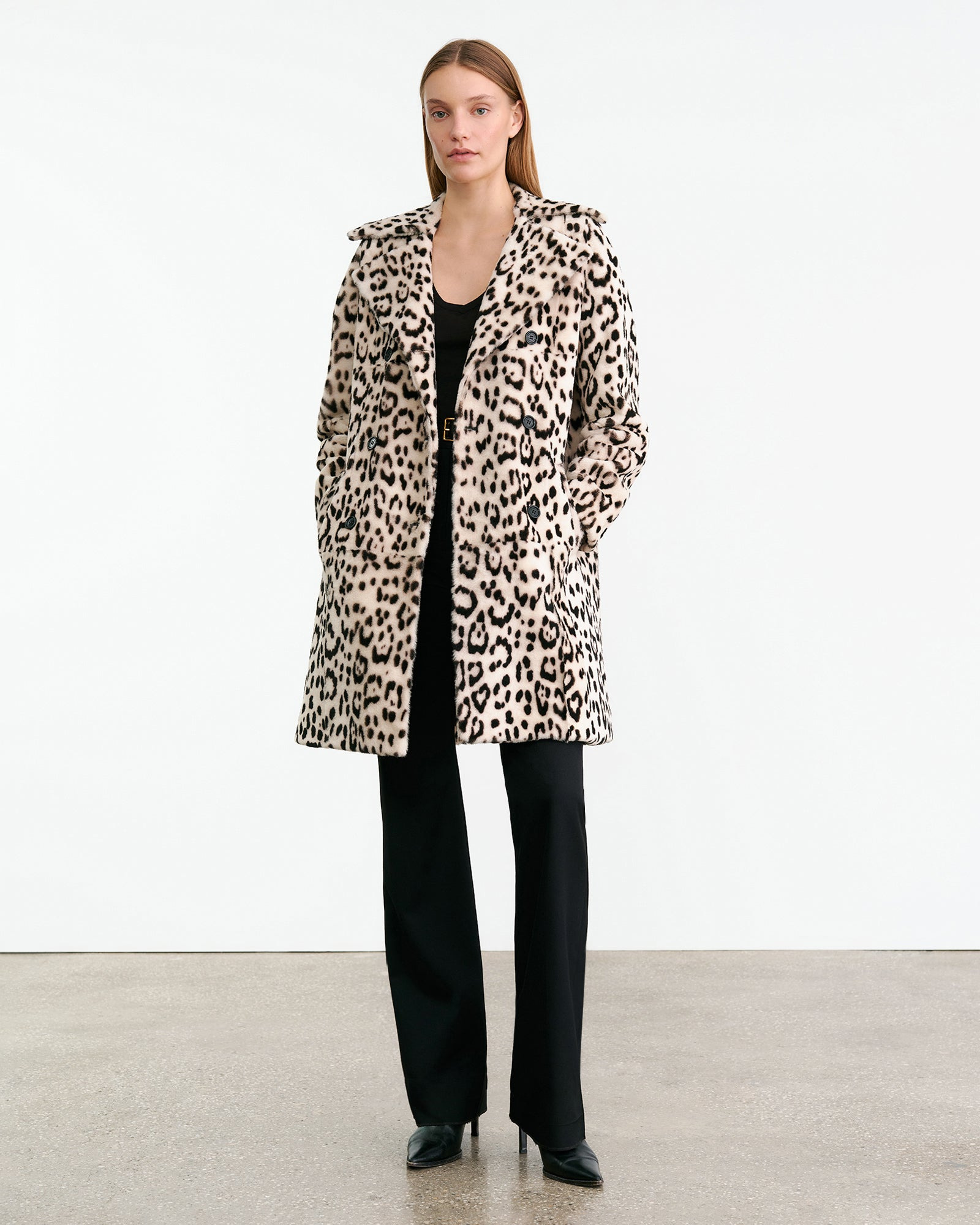 CRYSTAL SHEARLING COAT - 5