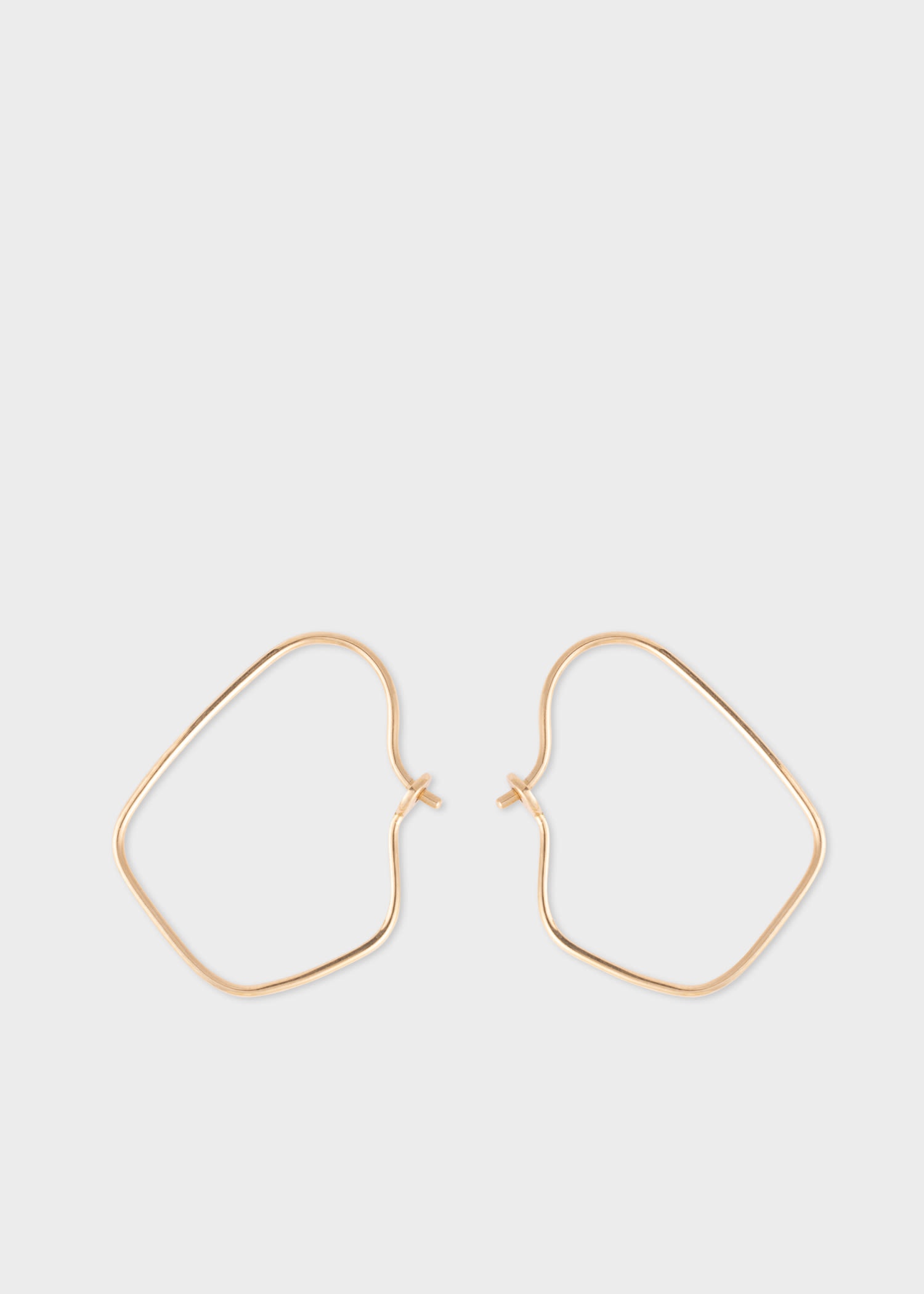 'Vesna' Irregular Hoop Earrings by Helena Rohner - 1