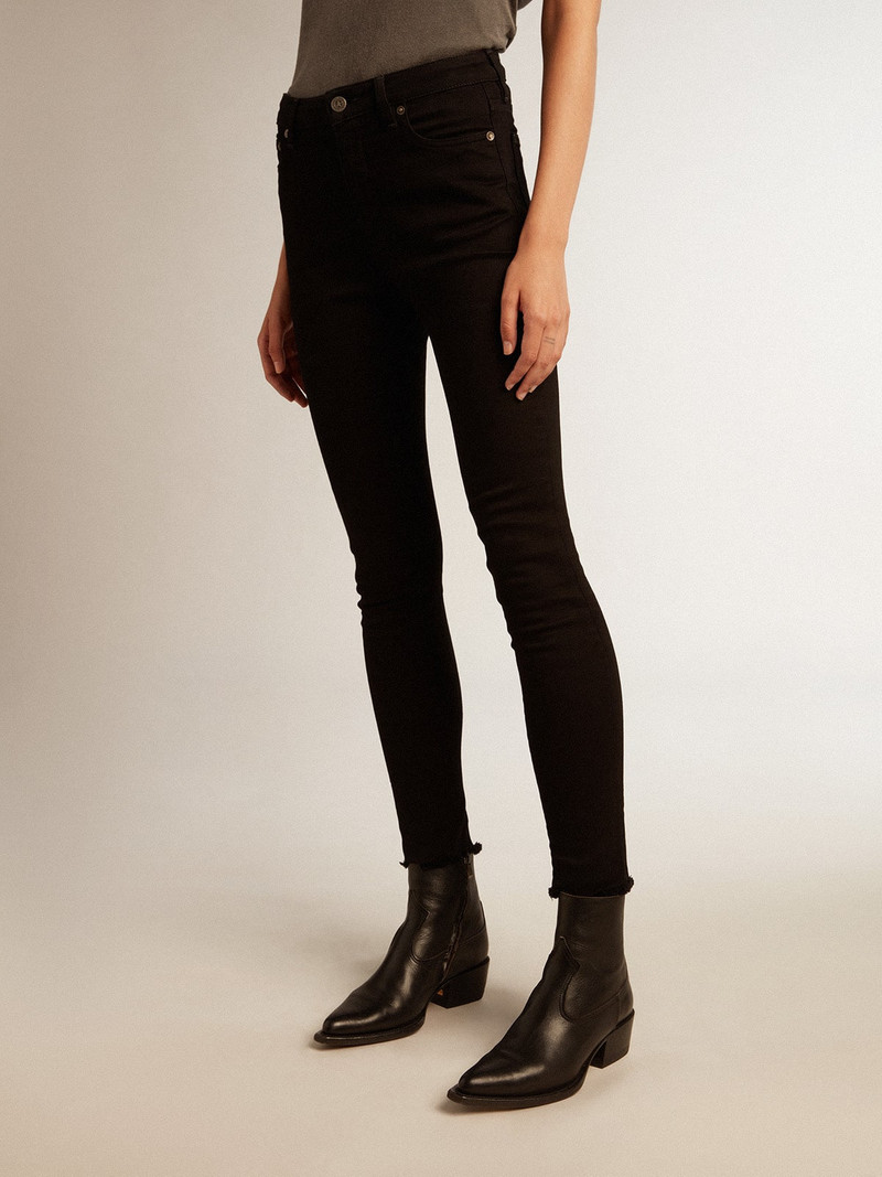 Golden Goose Women's black skinny jeans outlook