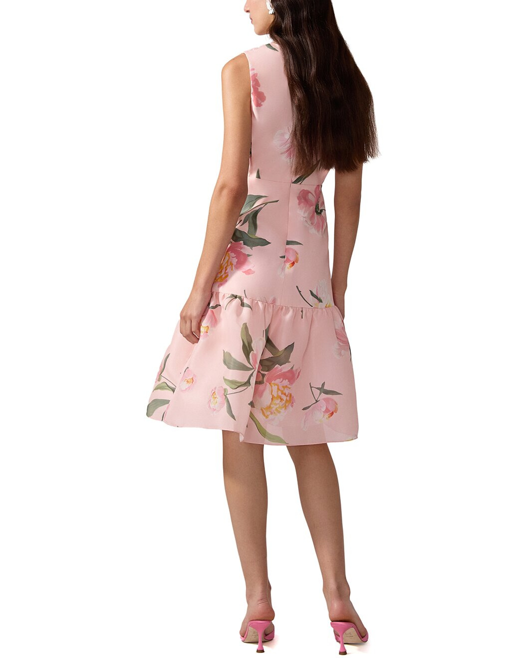 Carolina Herrera Sleeveless Silk Dress - 2