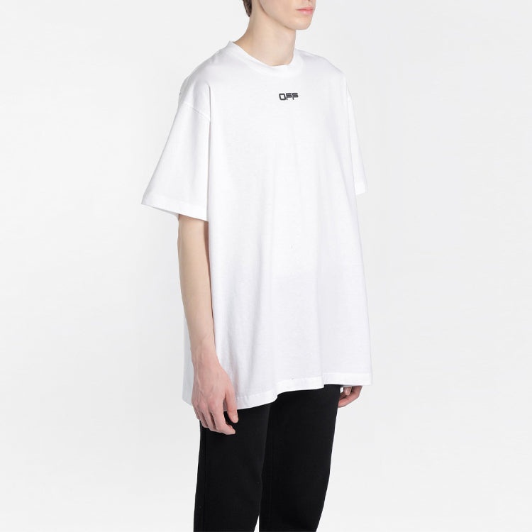Off-White SS20 Arrows Logo Print Short Sleeve Loose OMAA038S201850030188 - 5