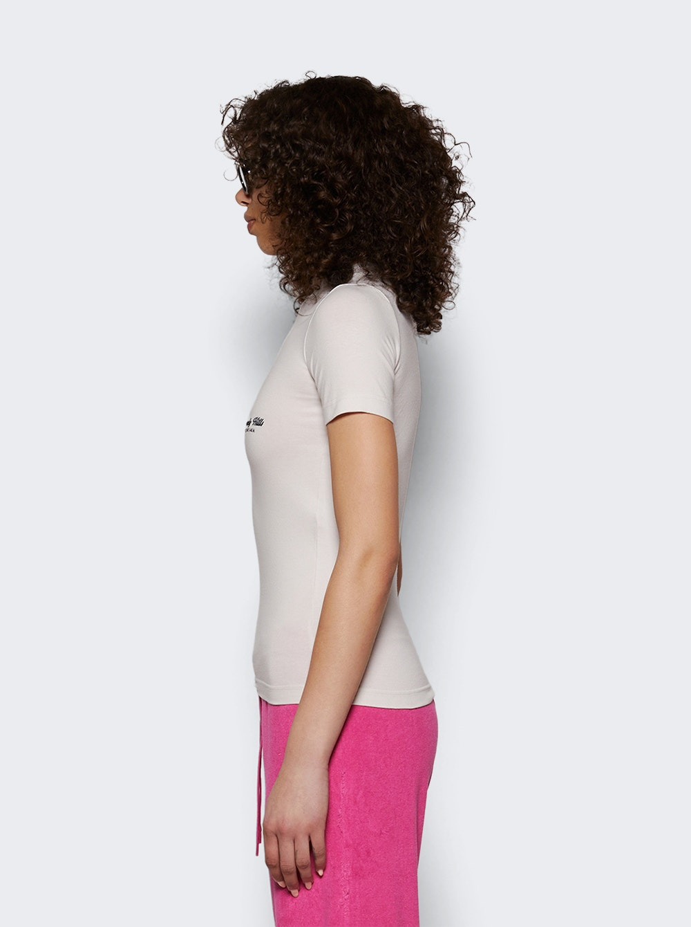 Fitted Tee Off White And Black - 3