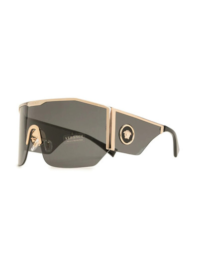 VERSACE oversize mask sunglasses outlook