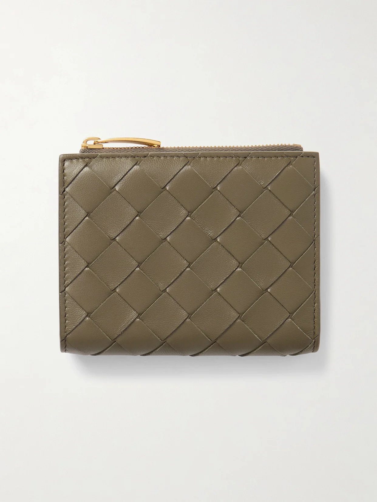 Intrecciato Leather Wallet - 1