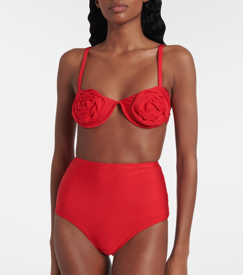 ADRIANA DEGREAS Floral-appliqué bikini outlook