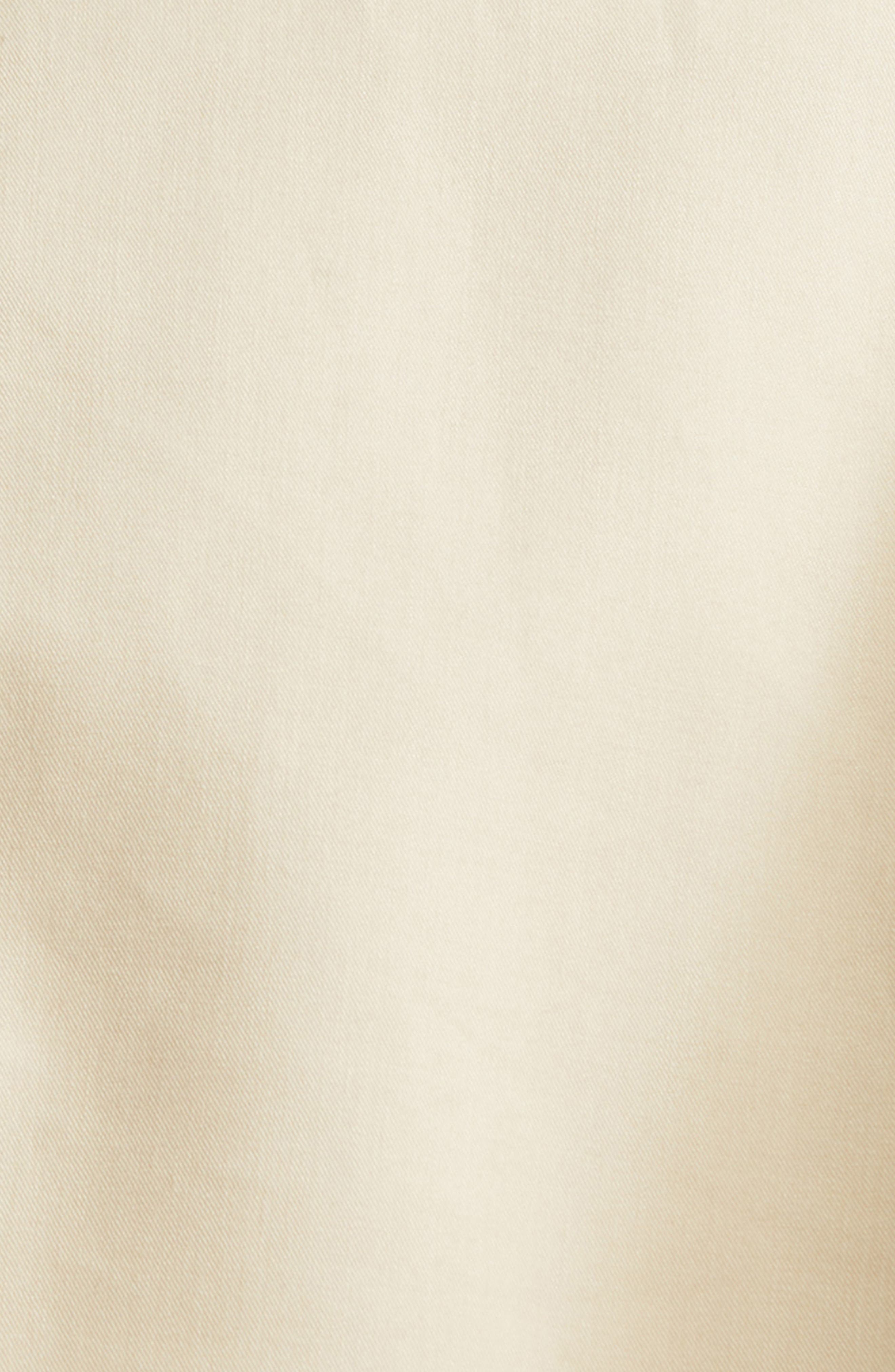 Alaïa Split Sleeve Belted Trench Coat in Beige at Nordstrom - 6
