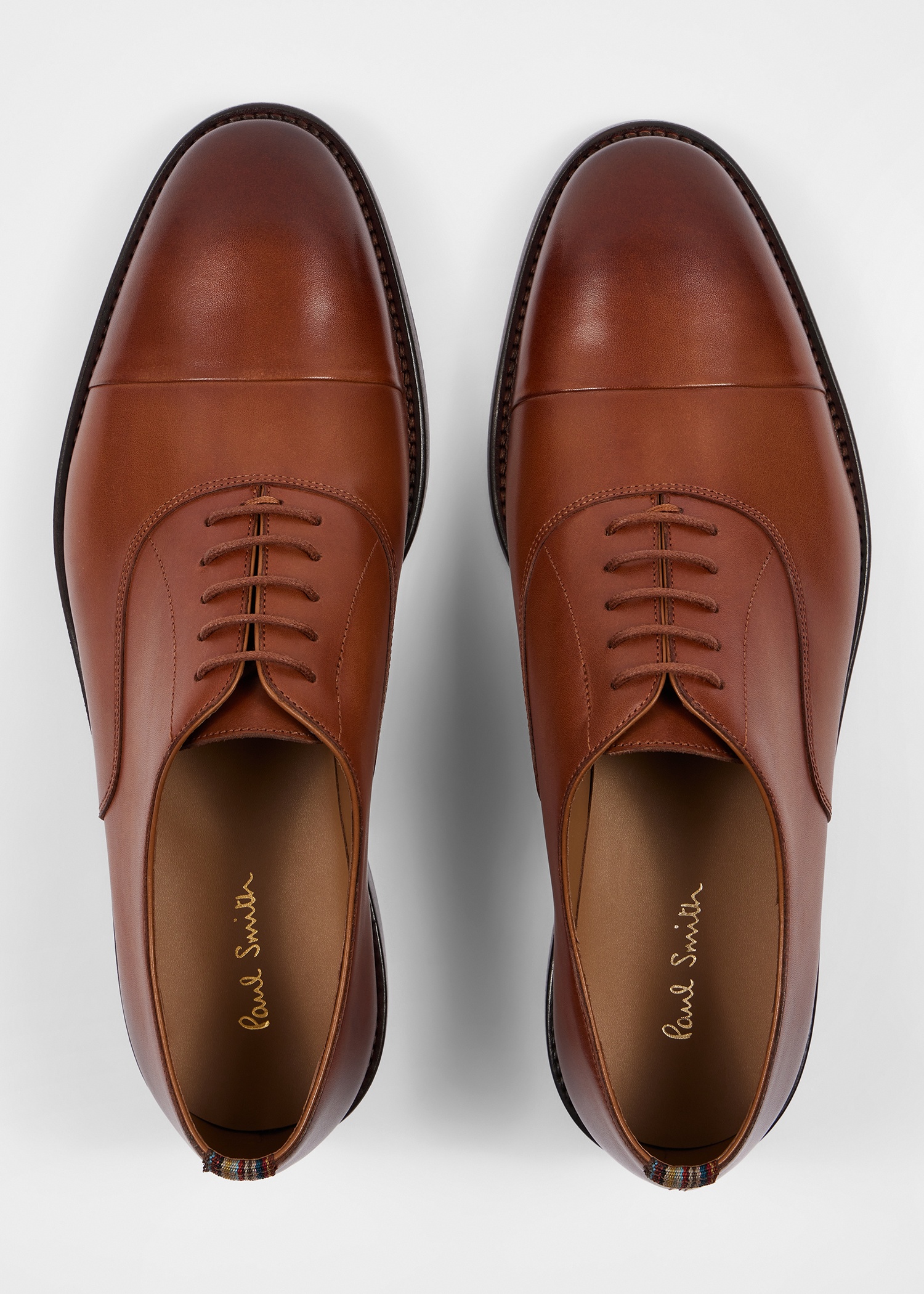 Leather Tan 'Garson' Shoes - 6