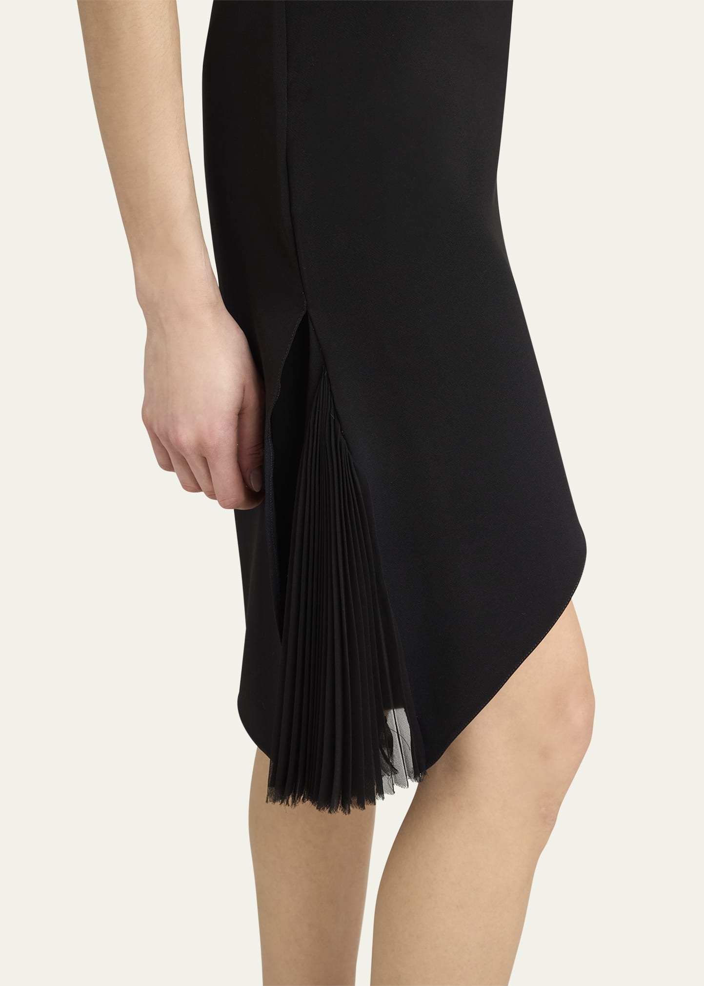 Infinity Pleats Crepe Tank Dress - 5