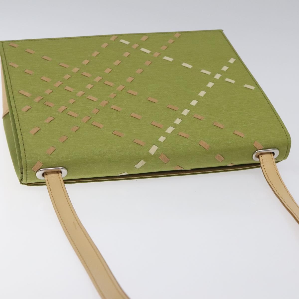 Burberry Nova Check Shoulder Bag Canvas Green - 6