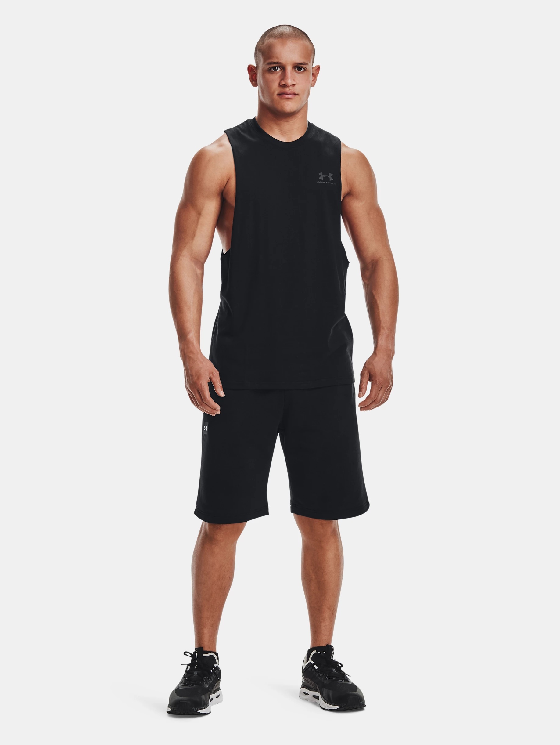 Men's UA Left Chest Cut-Off Tank - 5