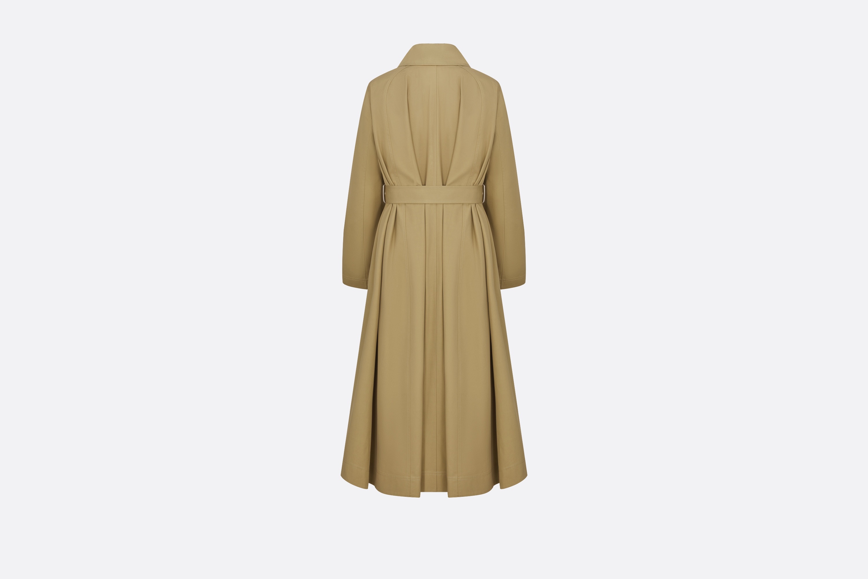 Trench Coat with Removable Macrocannage Vest - 4