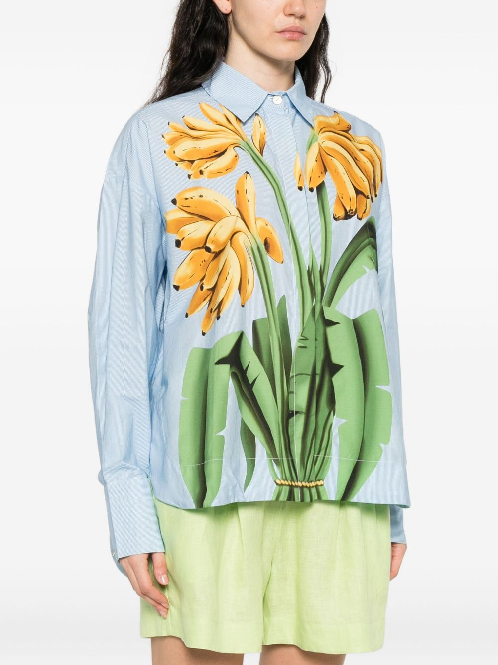 banana-print shirt - 3