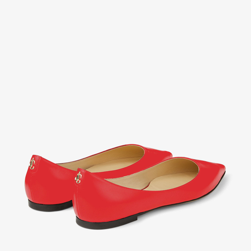 JIMMY CHOO Love Flat
Ruby Red Calf Leather Flats outlook