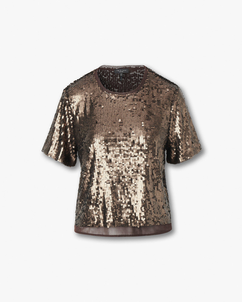 rag & bone Lucy Sequined Tee outlook