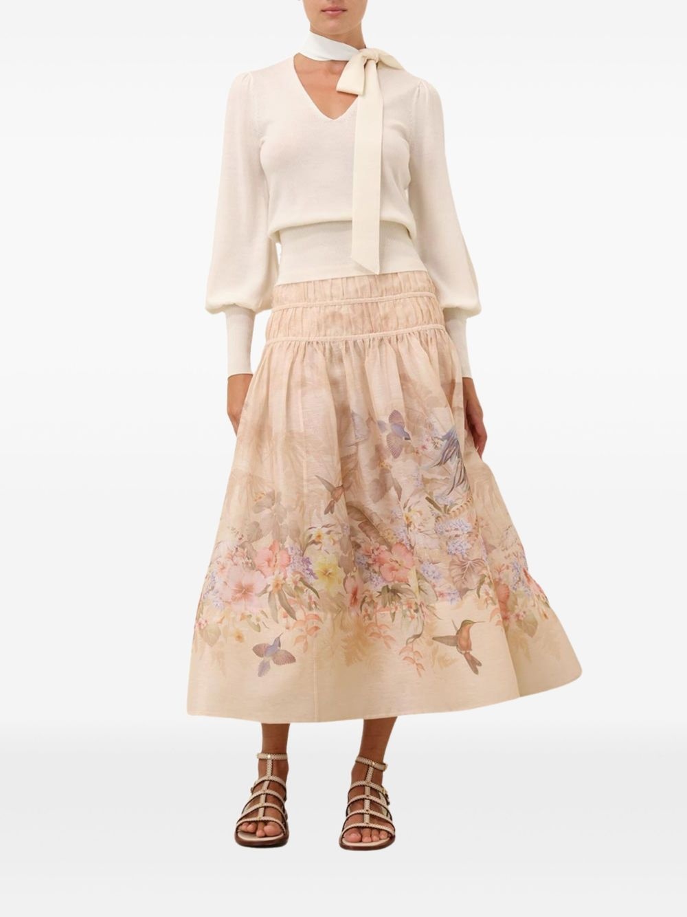 Illuminate midi skirt - 2