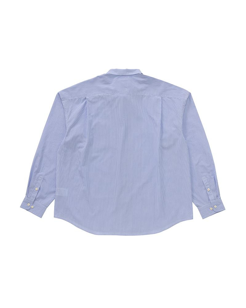 HEGEL SHIRT L/S BLUE STRIPE - 2