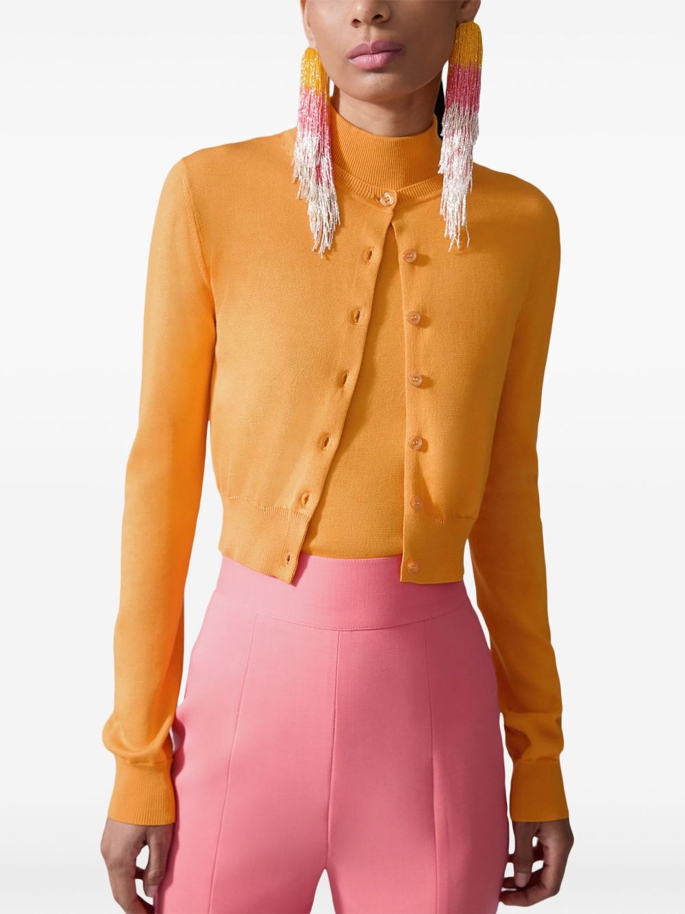 cropped cardigan - 4