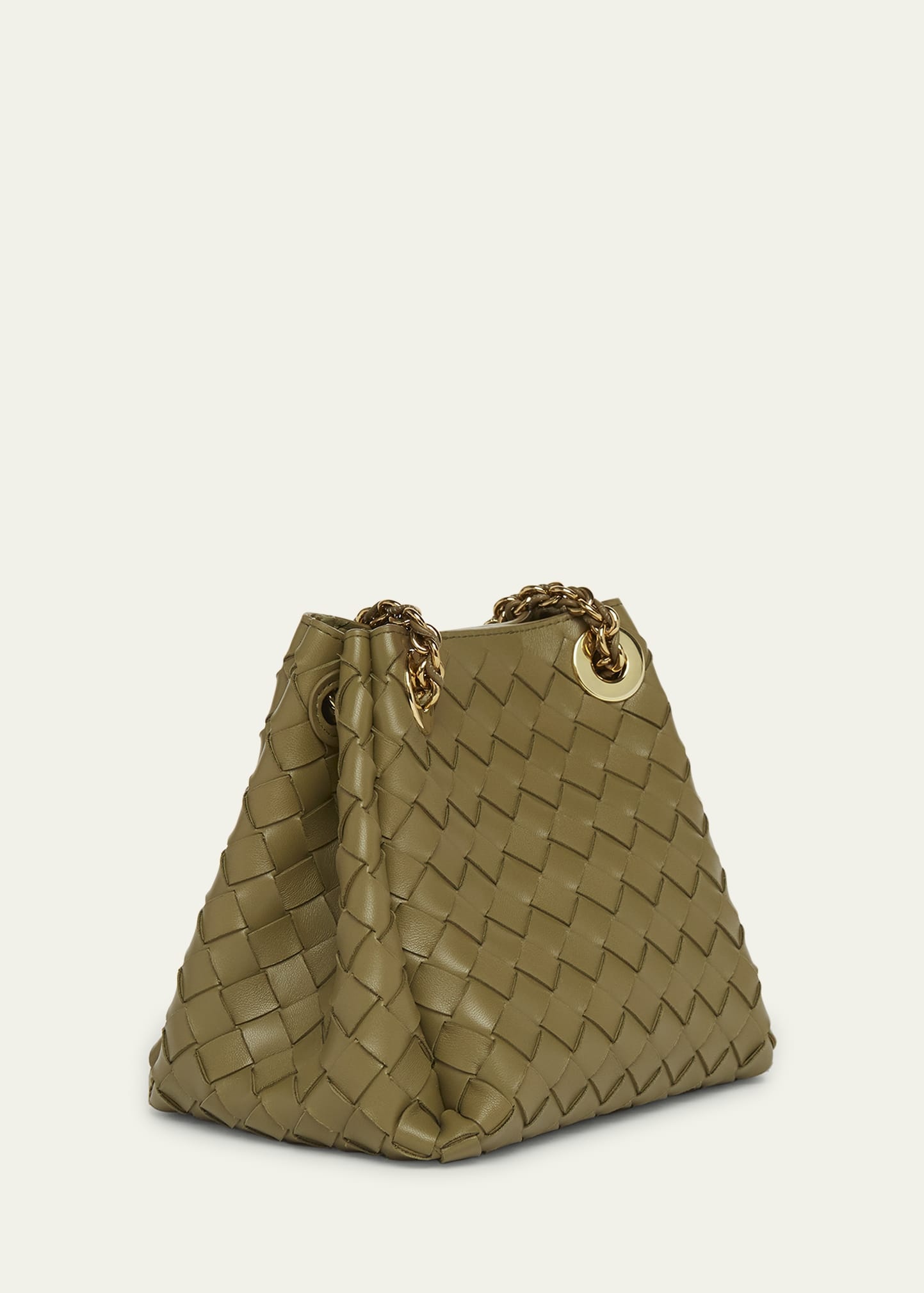 Small Parachute Leather Shoulder Bag - 3