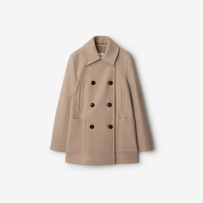 Wool Nylon Pea Coat 1