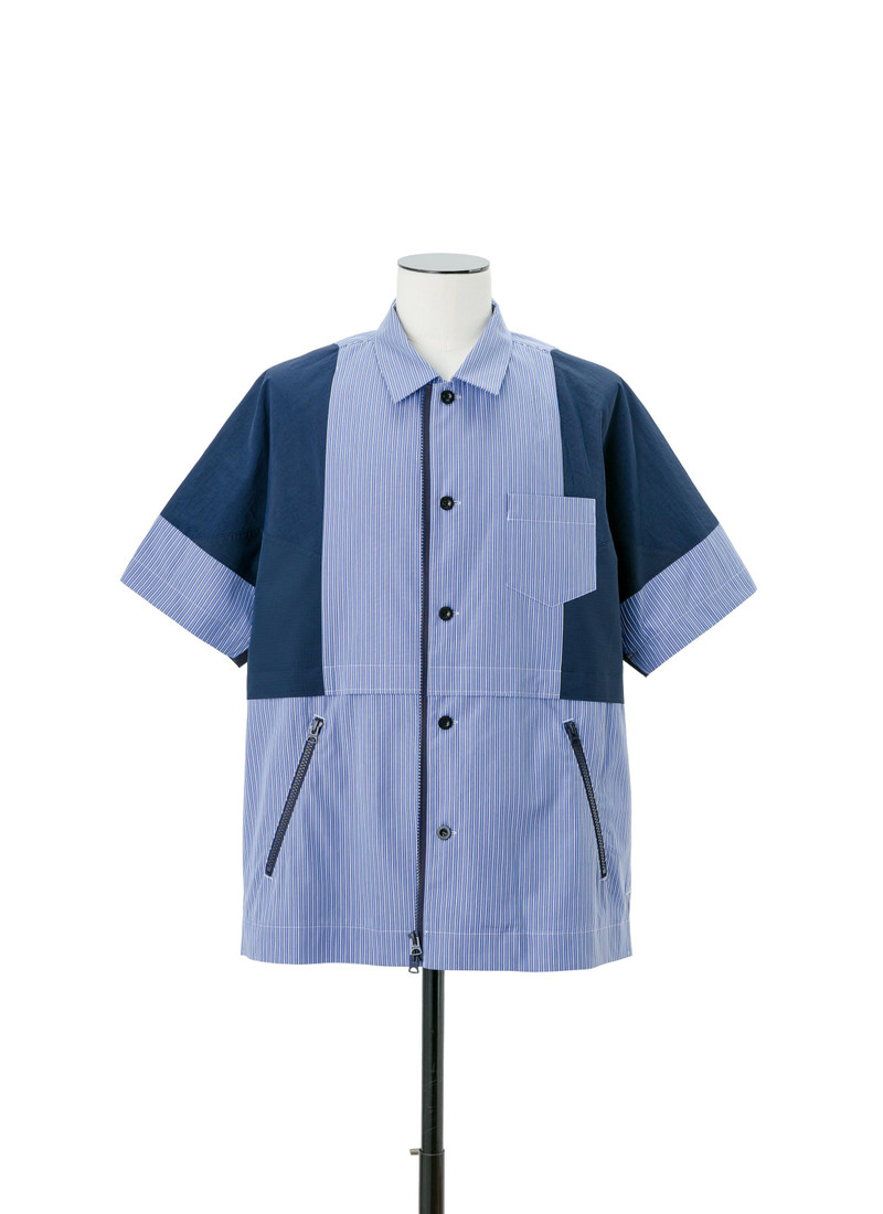 Poplin x Taslan nylon shirt 1