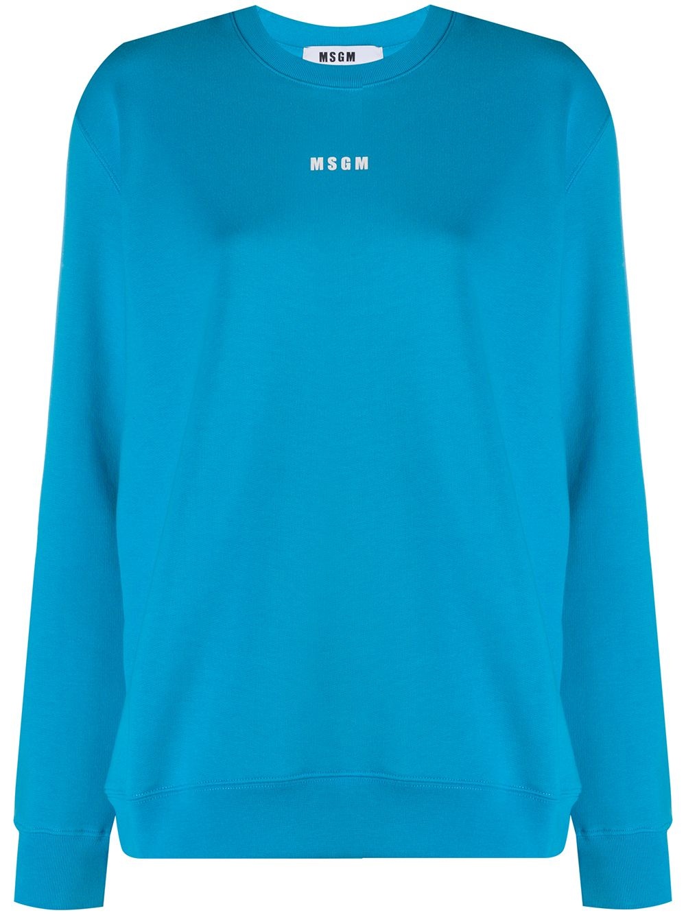 logo print sweatshirt - 1