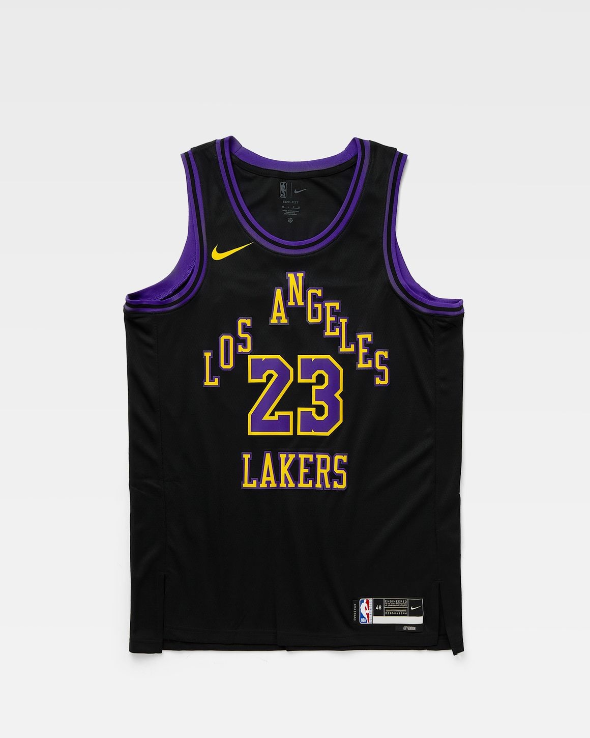 NBA Swingman Jersey Los Angeles Lakers City Edition 2023/24 Lebron James #23 - 1