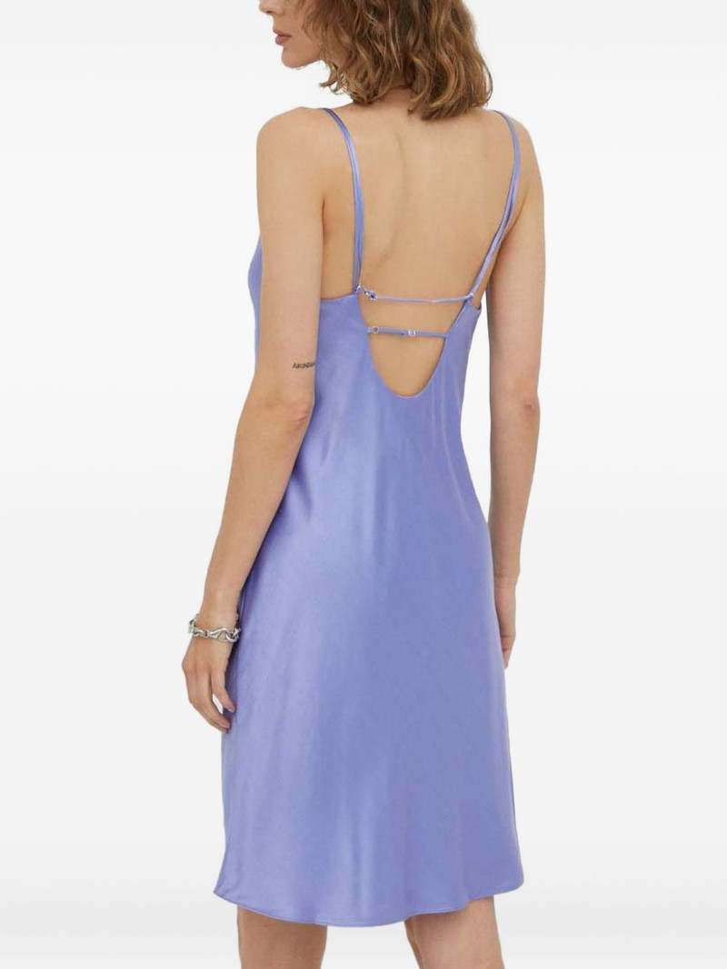 spaghetti-strap cowl-neck mini dress 3