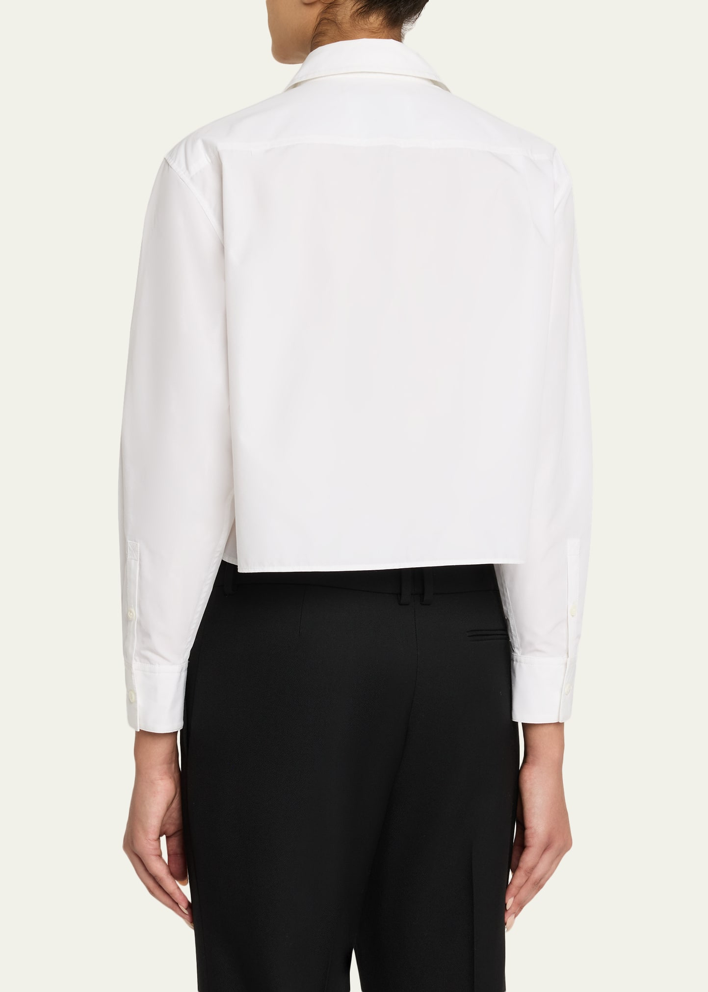Long-Sleeve Shirt with Embellished Collar - 3
