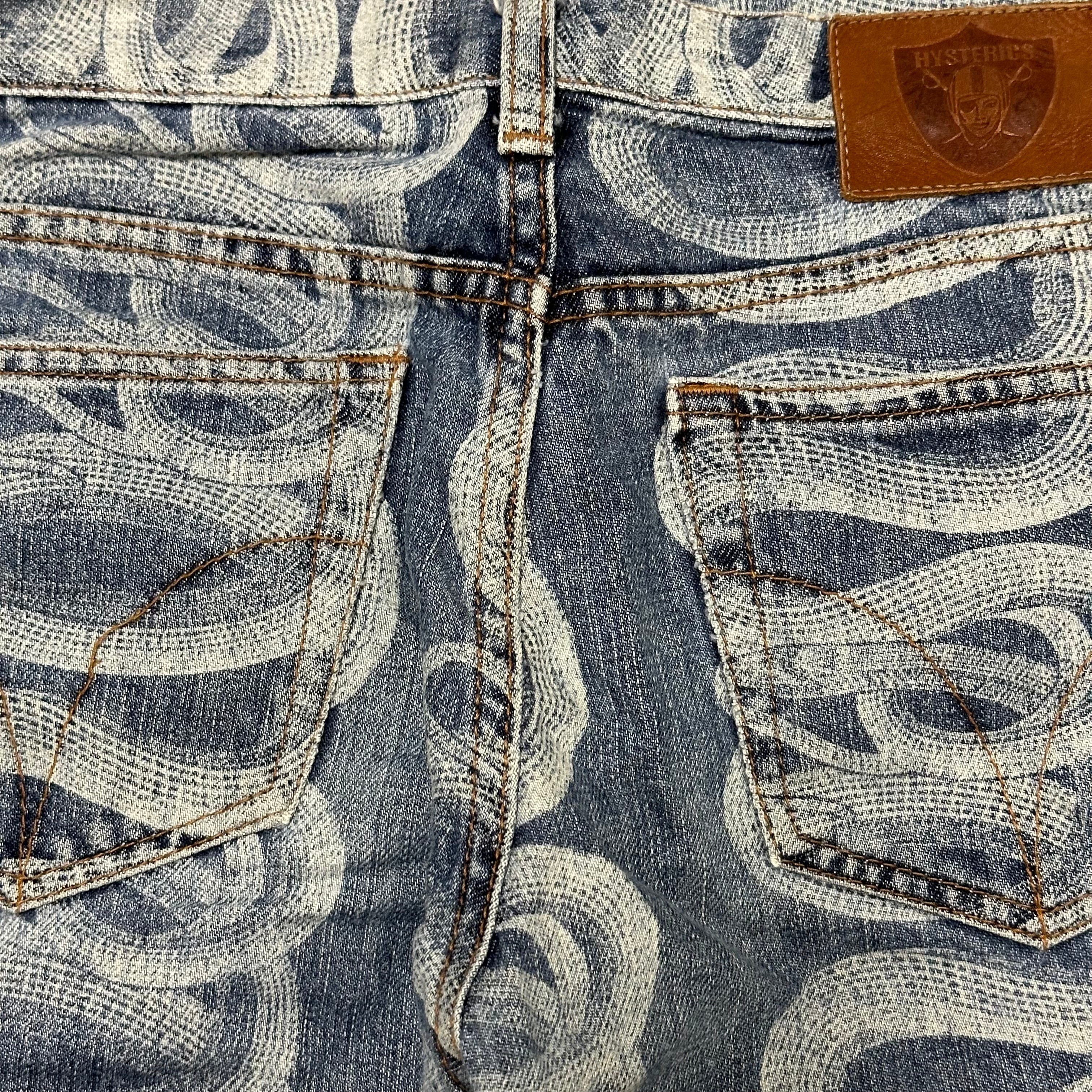 HYSTERICS - HYSTERICS Snake Print Denim Pants - 5