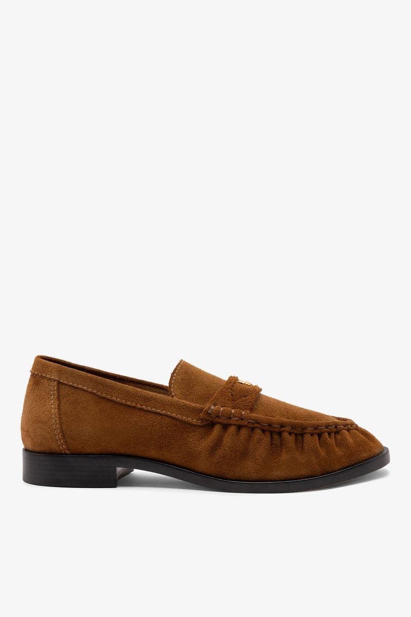 Suki Soft Loafer In Russet Suede 1