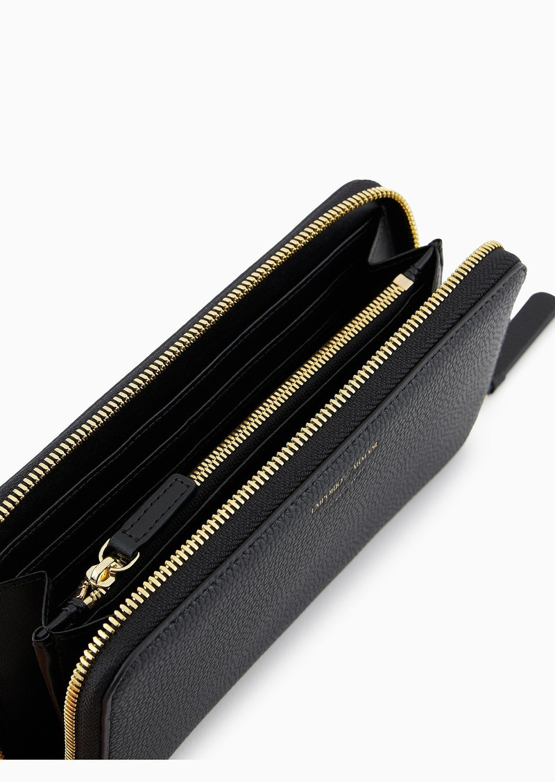 Deer-print MyEA wallet with wrap-around zip 3