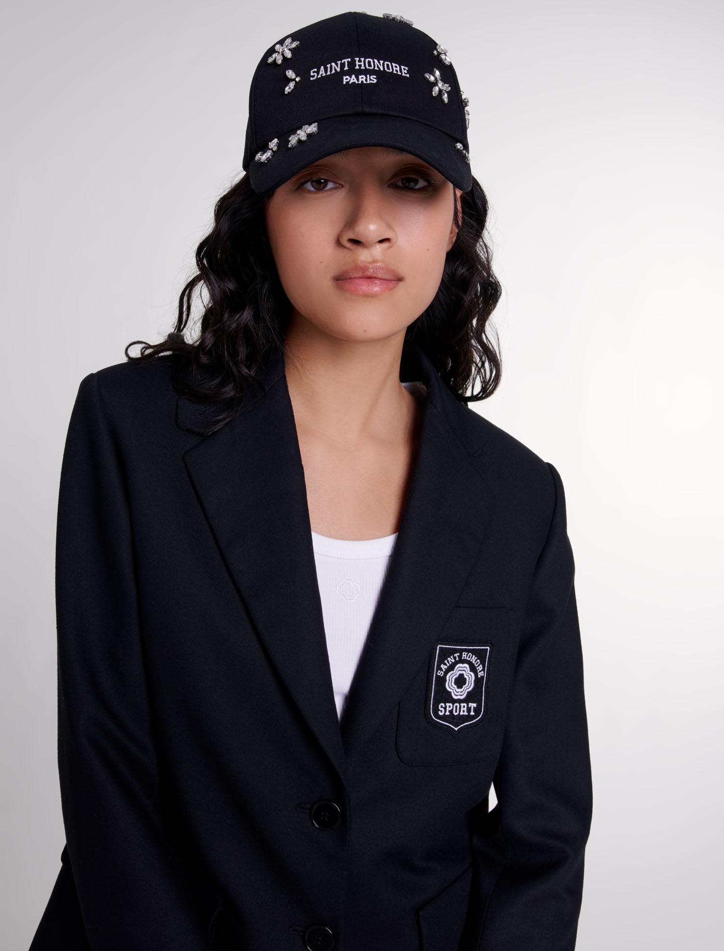 Embroidered suit jacket - 6