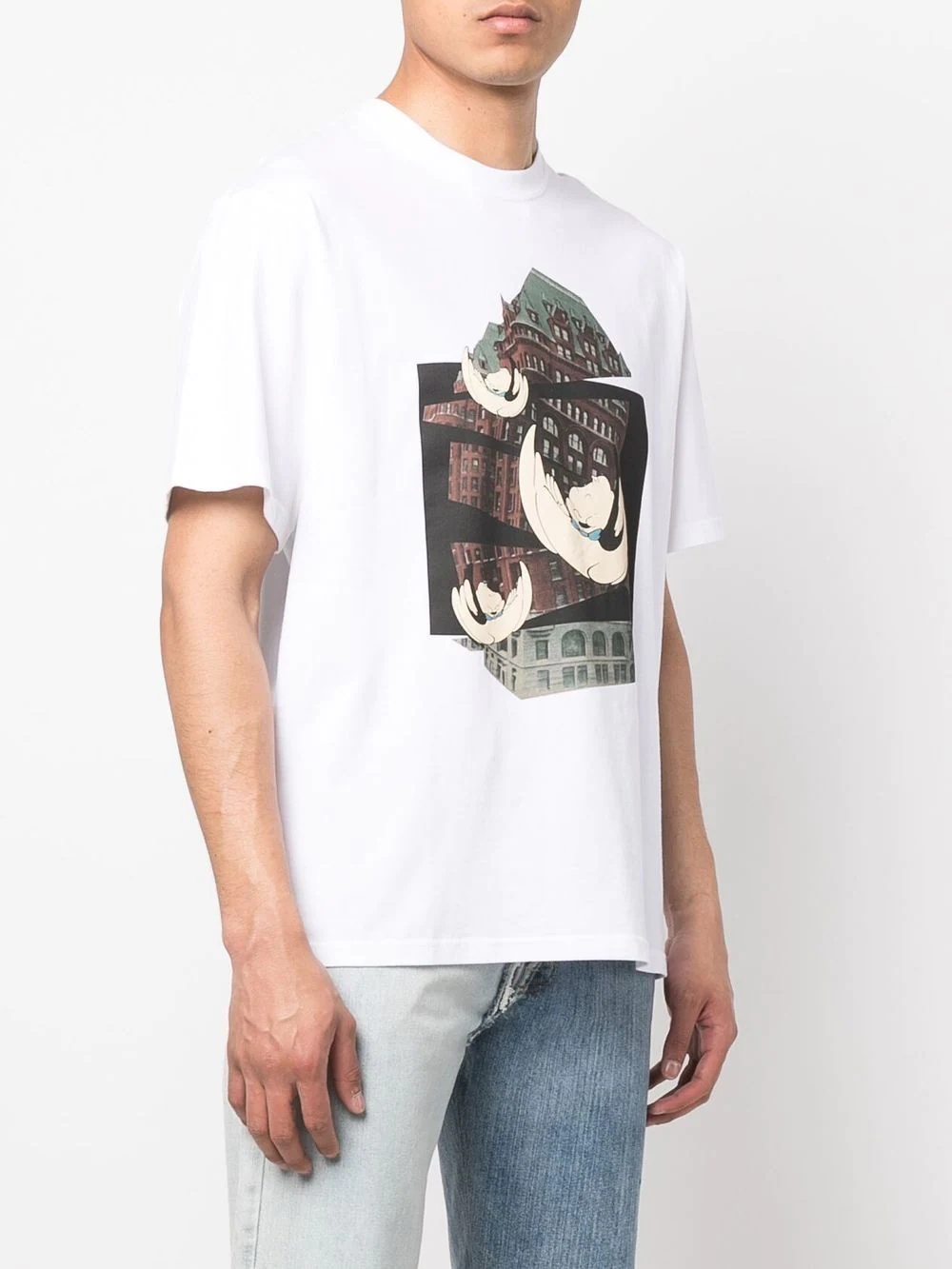 graphic-print cotton T-shirt - 3