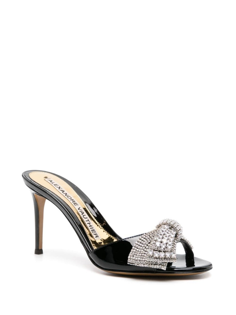 ALEXANDRE VAUTHIER 90mm bow-detail leather pumps outlook