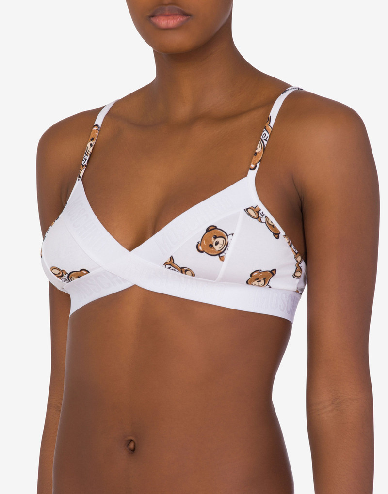Moschino ALLOVER TEDDY BEAR TRIANGLE BRA outlook