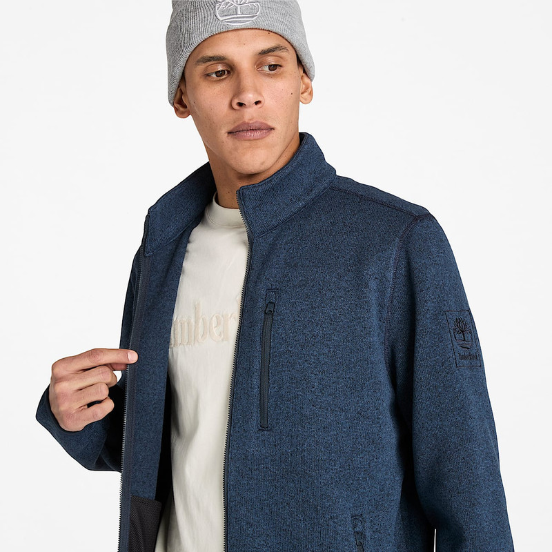 Men's Melange Fleece Jacket 4