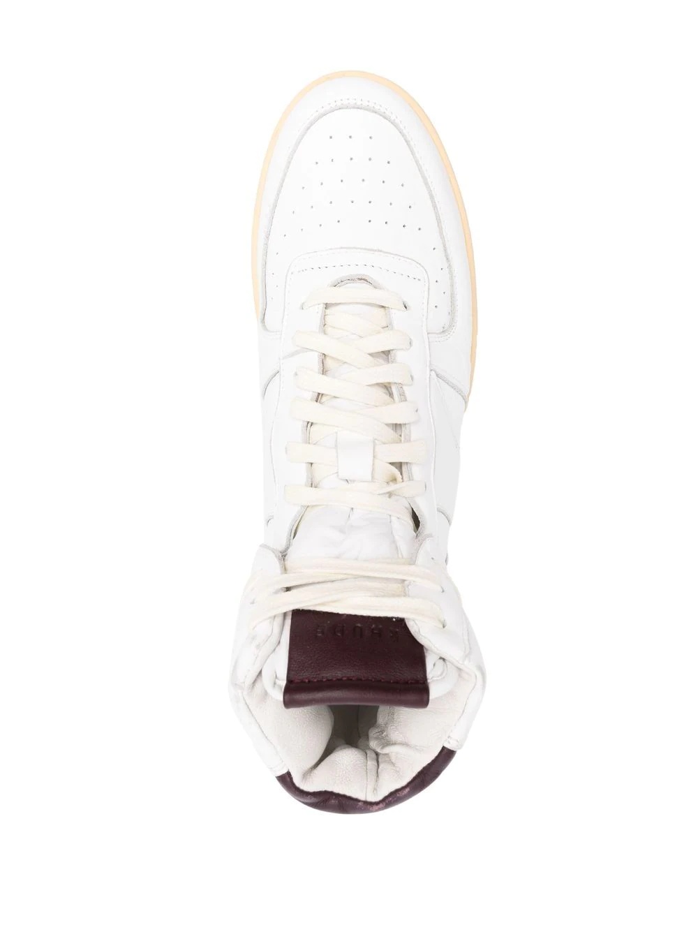 panelled high-top sneakers - 4