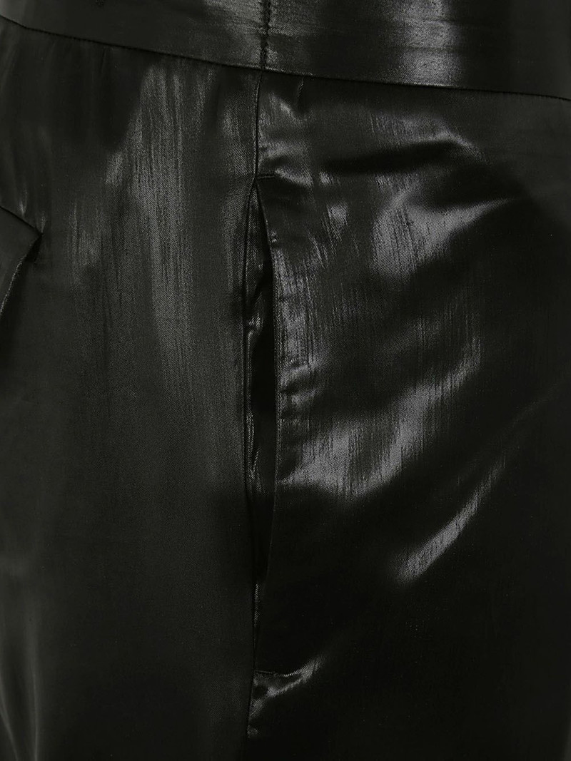 SAPIO satin-finish cuffed trousers outlook