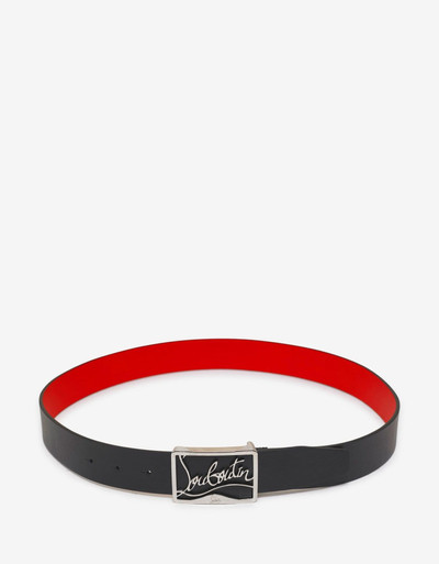 Christian Louboutin Ricky Belt with Black Signature Logo Buckle outlook