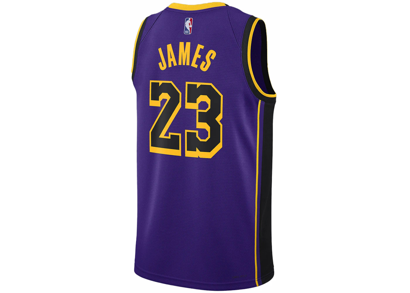 Nike NBA Los Angeles Lakers Statement Edition LeBron James Jersey Field Purple - 2