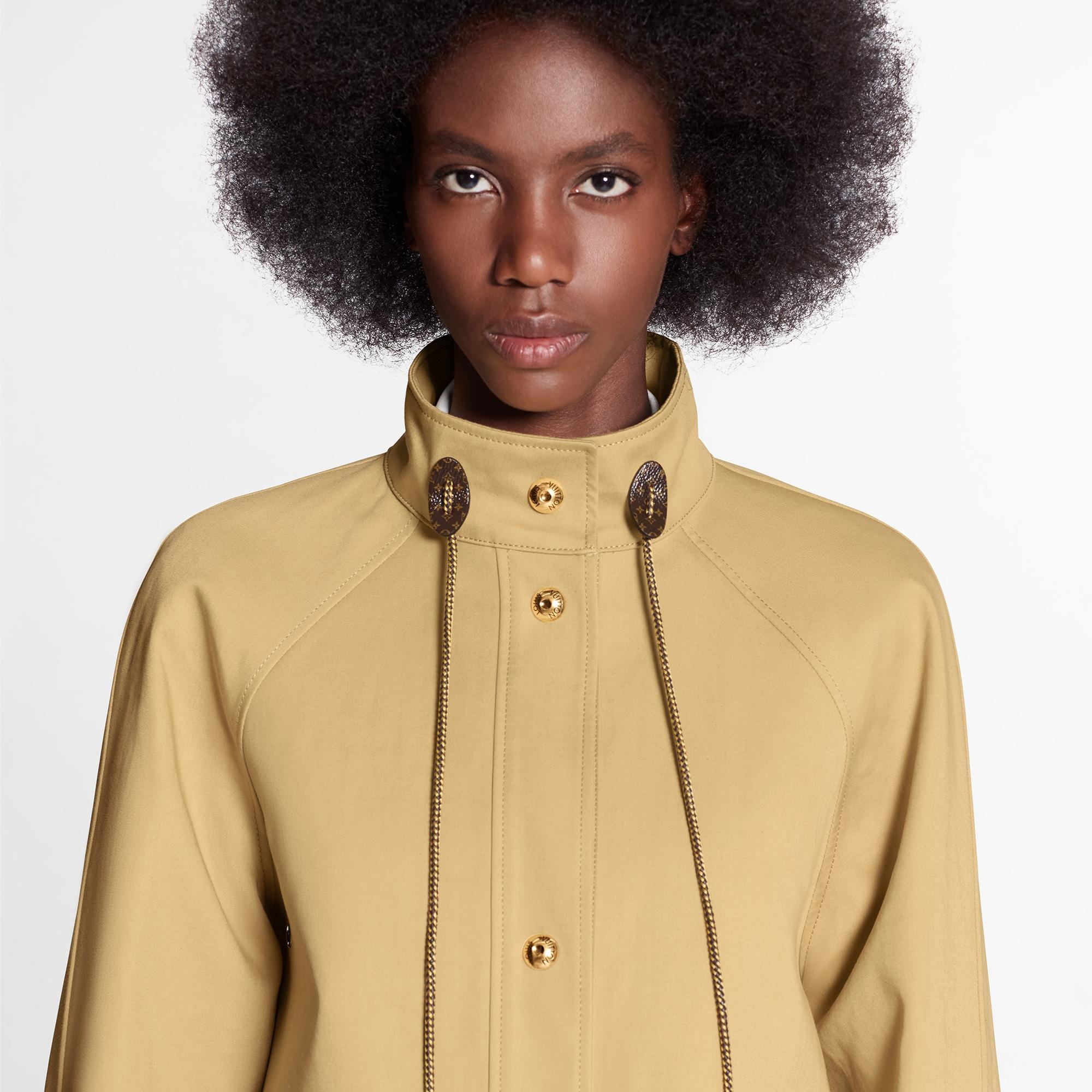 Raglan Sleeve A-Line Coat - 5