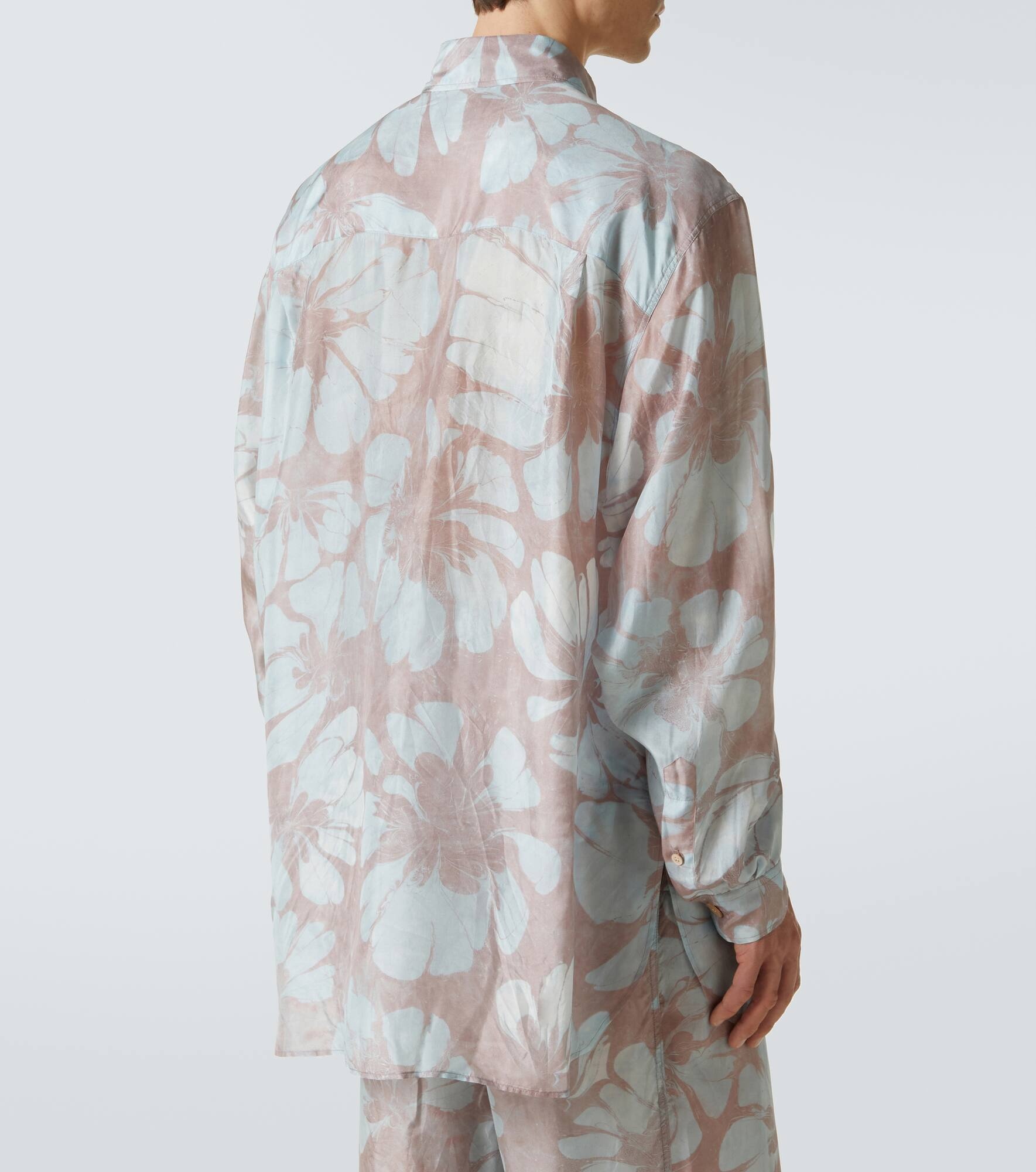 Floral silk shirt - 4