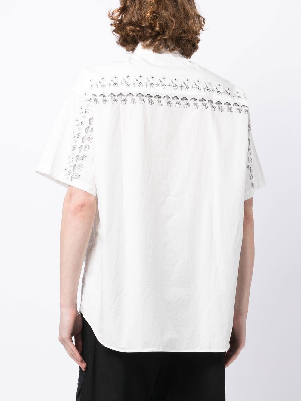 graphic-print short-sleeved shirt - 4