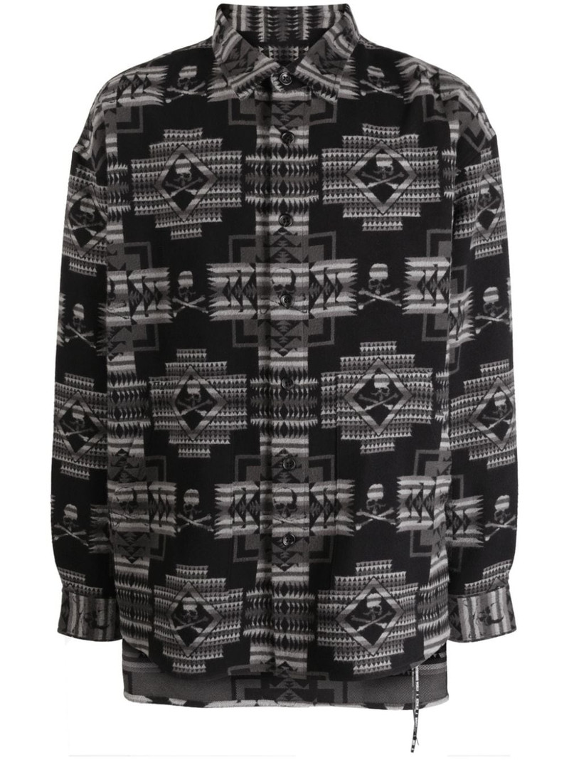 Chimayo jacquard cotton shirt 1