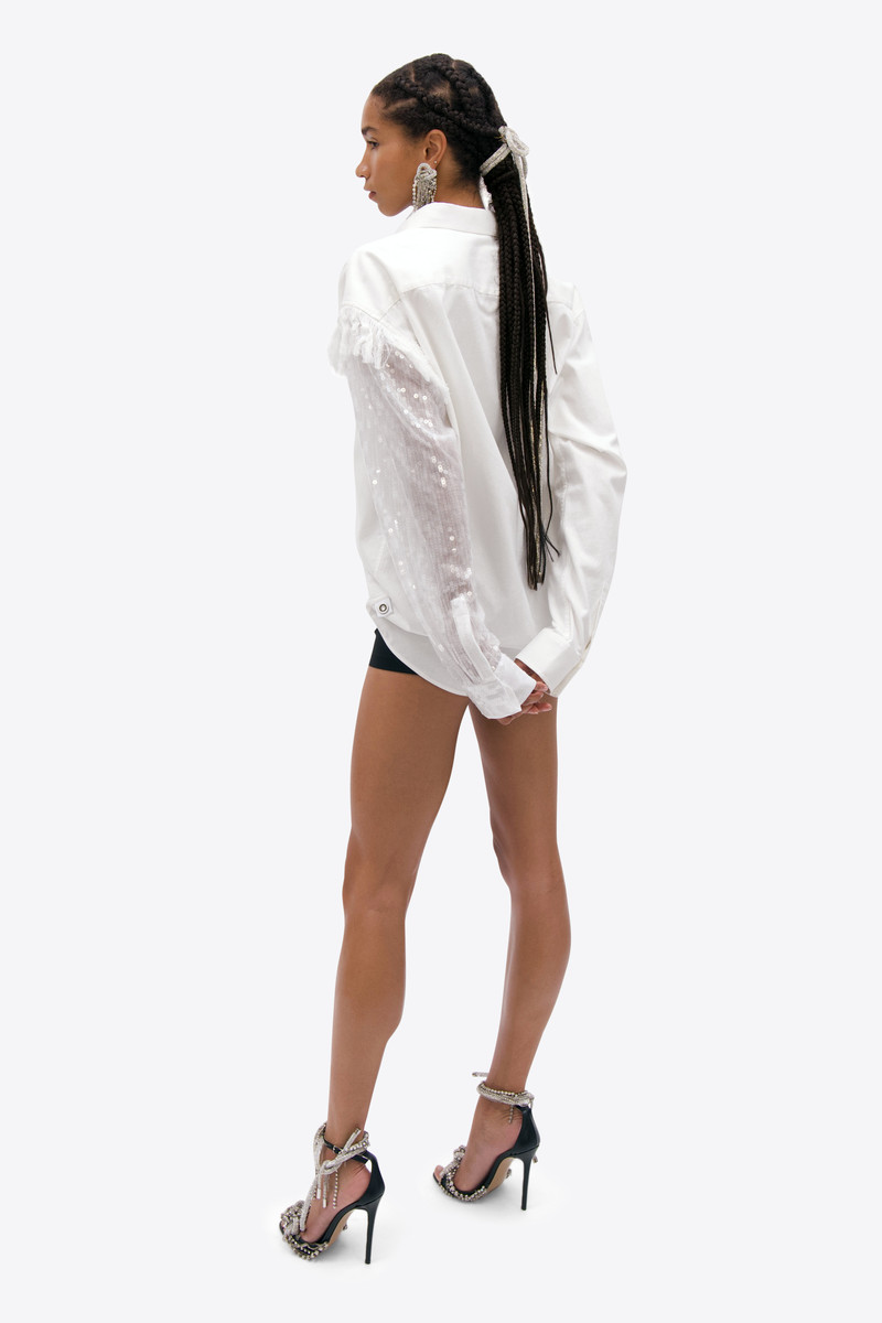 DECONSTRUCTED SEQUIN OXFORD SHIRT 3