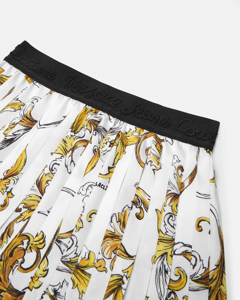 VERSACE JEANS COUTURE Outline Barocco Pleated Mini Skirt outlook