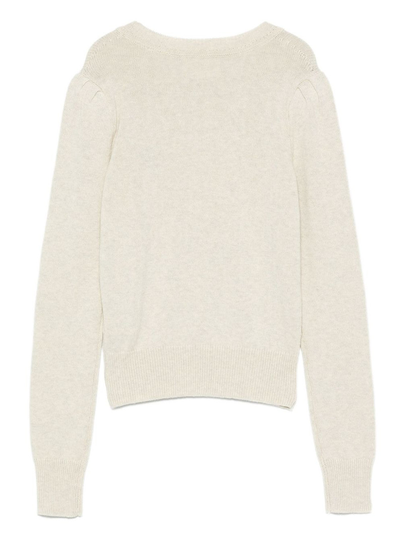 Isabel Marant Étoile long-sleeve logo sweater outlook