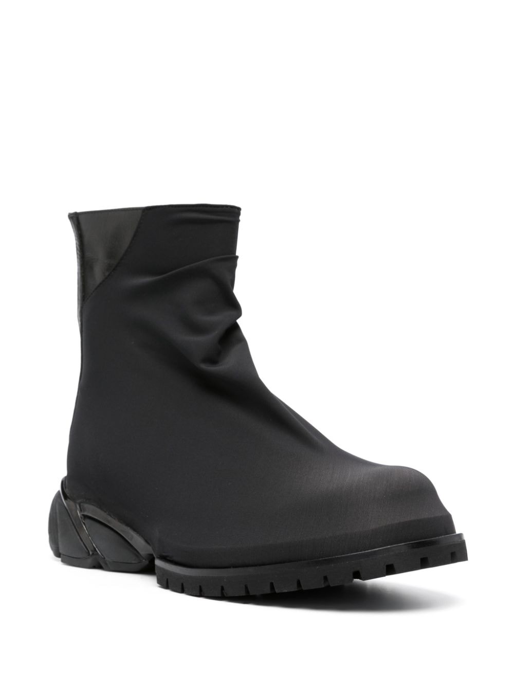 panelled zip-up ankle boots - 2
